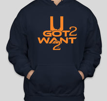 Load image into Gallery viewer, UG2W2 T-Shirts - Navy w/ Orange Logo