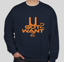 Load image into Gallery viewer, UG2W2 T-Shirts - Navy w/ Orange Logo
