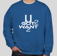 Load image into Gallery viewer, UG2W2 T-Shirts - Blue w/ White Logo

